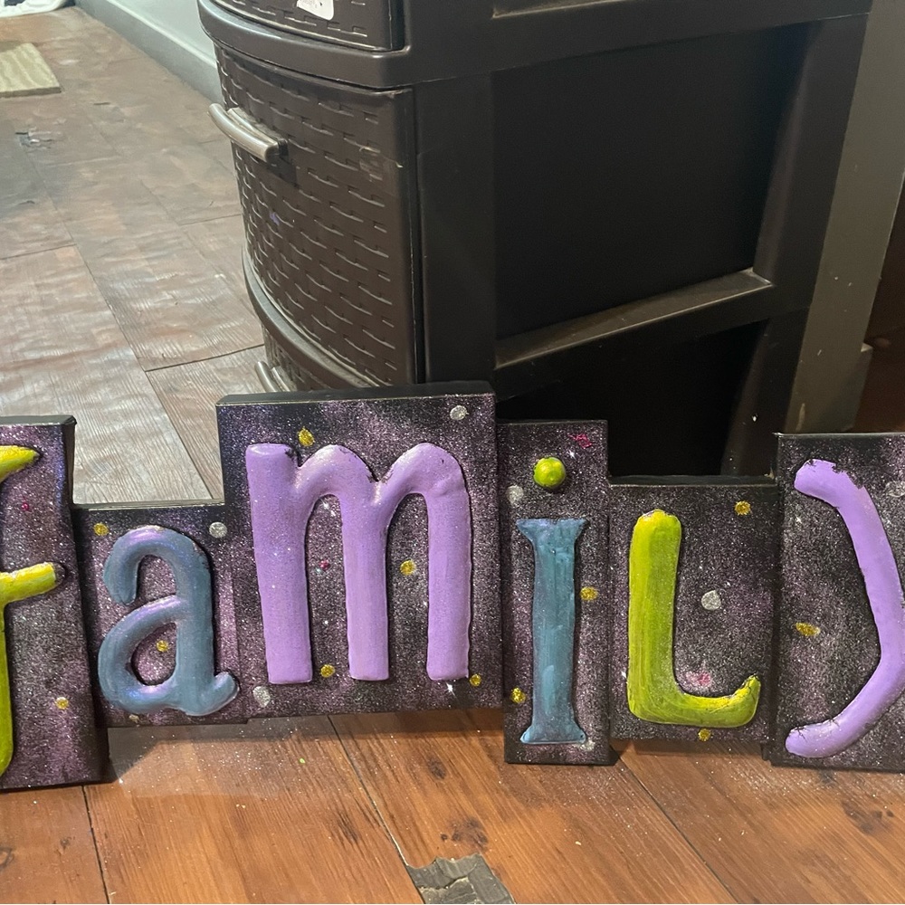 Hand painted decor